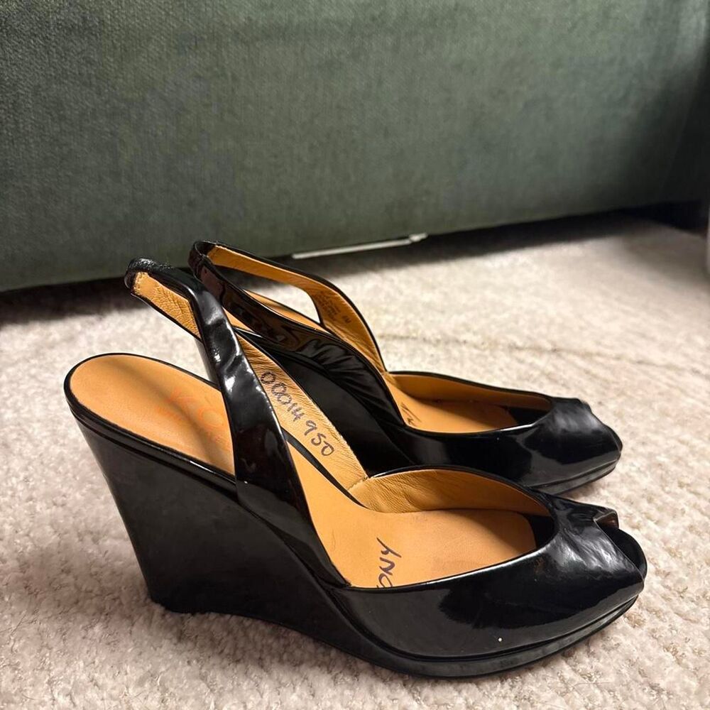 Michael Kors Women's Black Wedge Heels